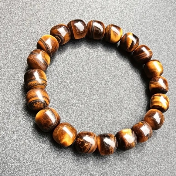 Accessories - Tiger Eye Beaded Bracelet